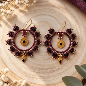 Boucles d'oreilles Nuit bohème