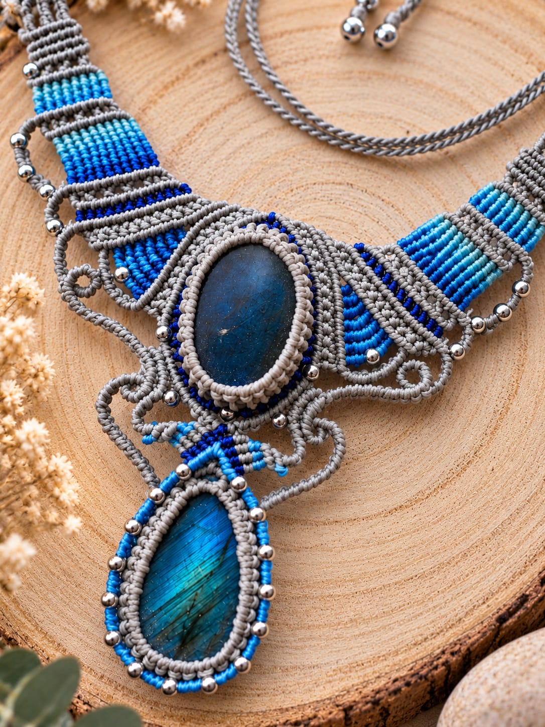 Collier Onde bleu Collier Onde bleu
