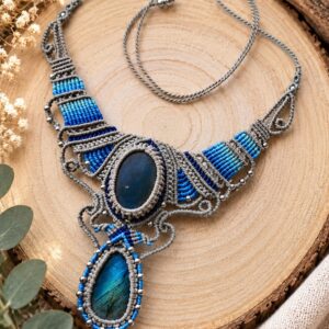 Collier Onde bleue
