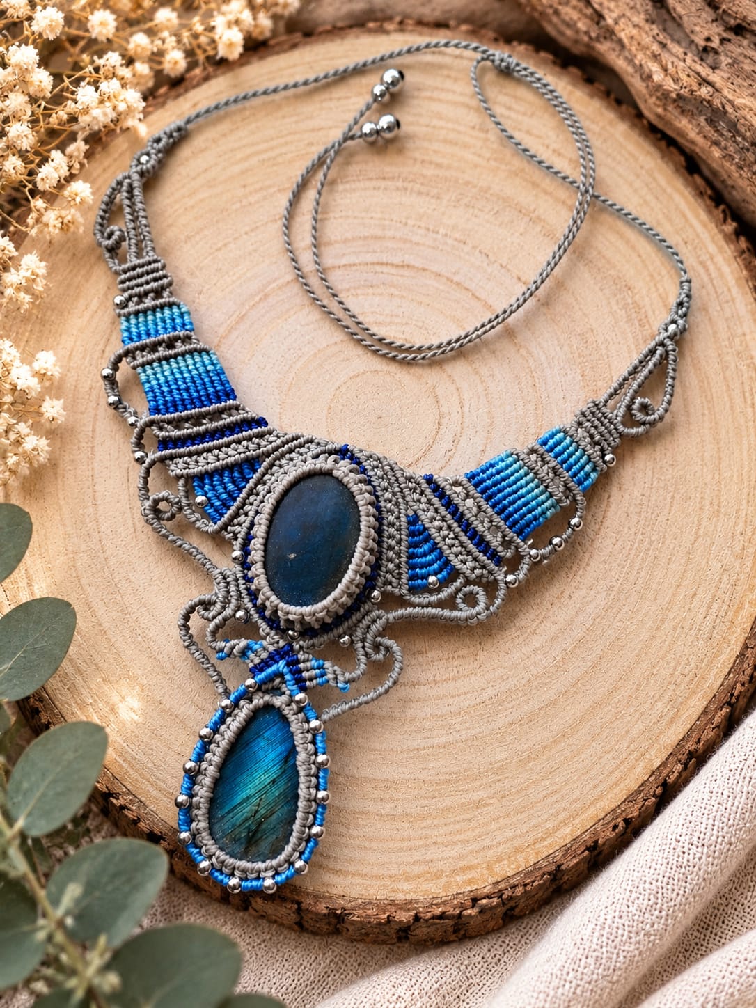 Collier Onde bleue Collier Onde bleue