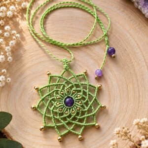 Collier Rosée d'Amethyste